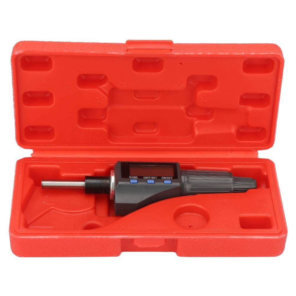 Testina micrometrica digitale 0-25 mm con risoluzione di 0,001 mm, strumento di misurazione elettronico con sonda in lega per ispezione CNC e lavorazione dei metalli