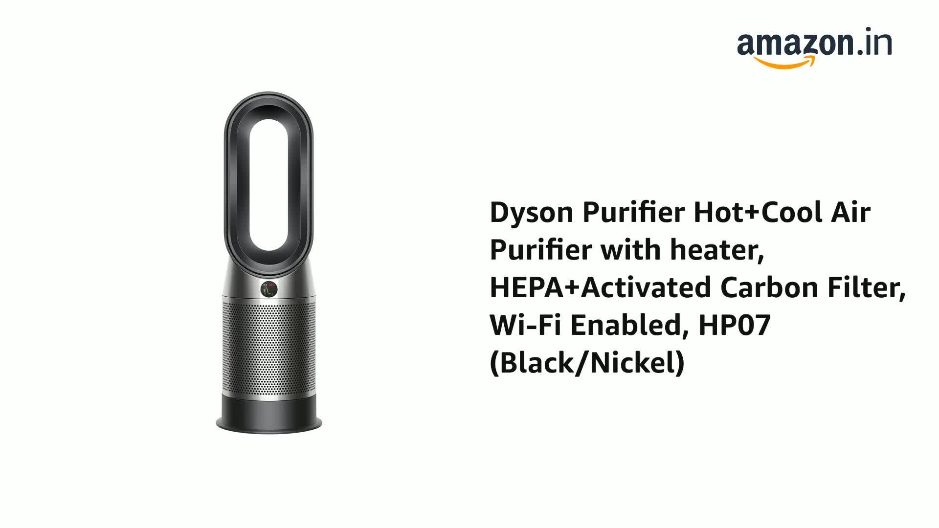 Dyson Purifier Hot+Cool Air Purifier with heater, HEPA+Activated