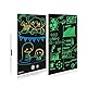 9,5-Zoll-LCD-Dual-Screen-Zeichnungs-Doodle-Board, Geringes Gewicht für Arbeit und Unterricht, Notizzettel, Elektronisches Zeichen-Schreibbrett mit Großem Schreibraum (White)