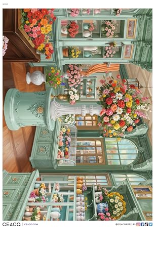 Ceaco - Store Interior - Rompecabezas de 500 piezas para adultos | Arte de Chris Bigelow, Hecho en USA, Incluye póster, Ideal para regalar y enmarcar miniatura 5
