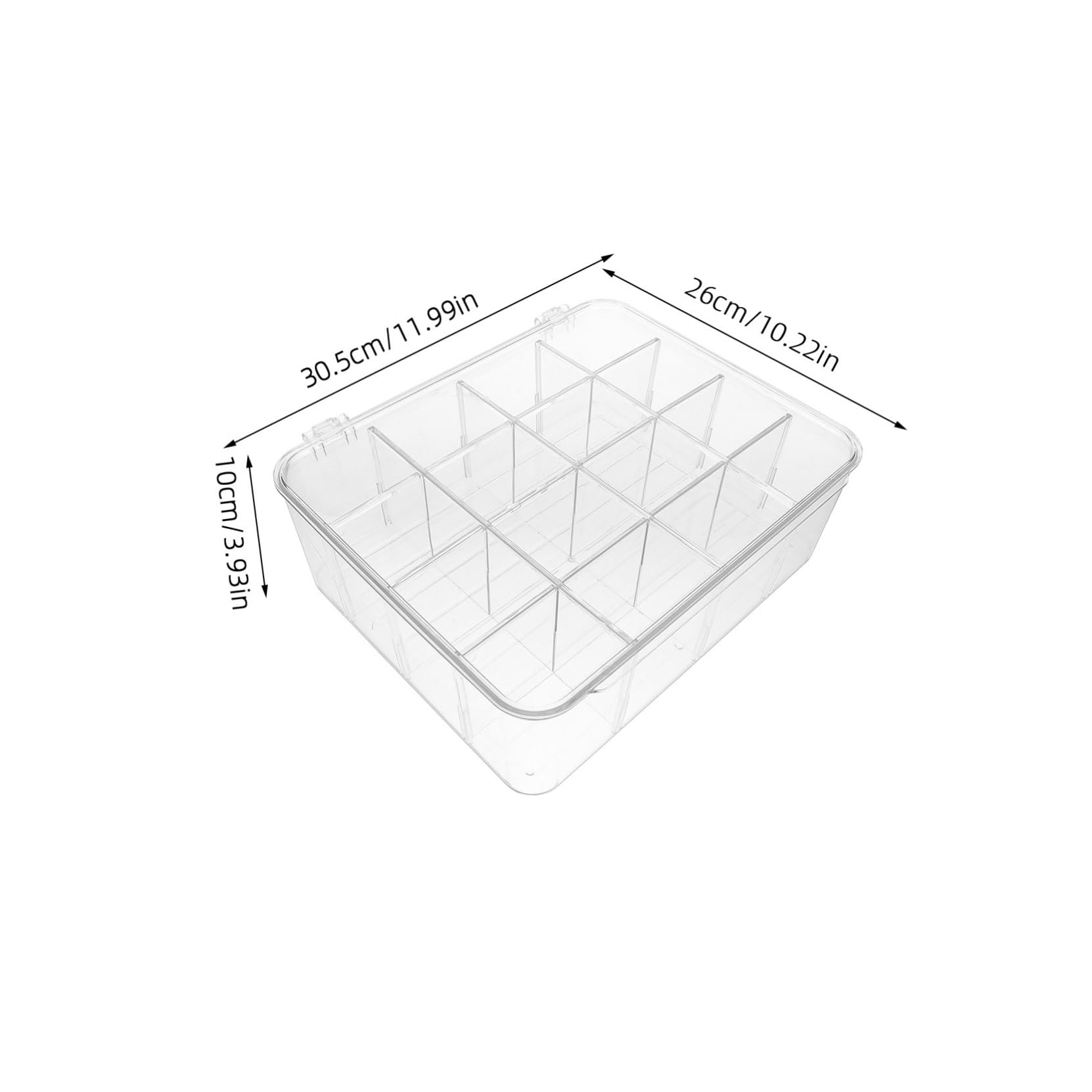 TOYANDONA Airtight Plastic Tea Bag Organizer Box with Lid Teabag Storage Container for Cabinet And Countertop Use in Home And Office