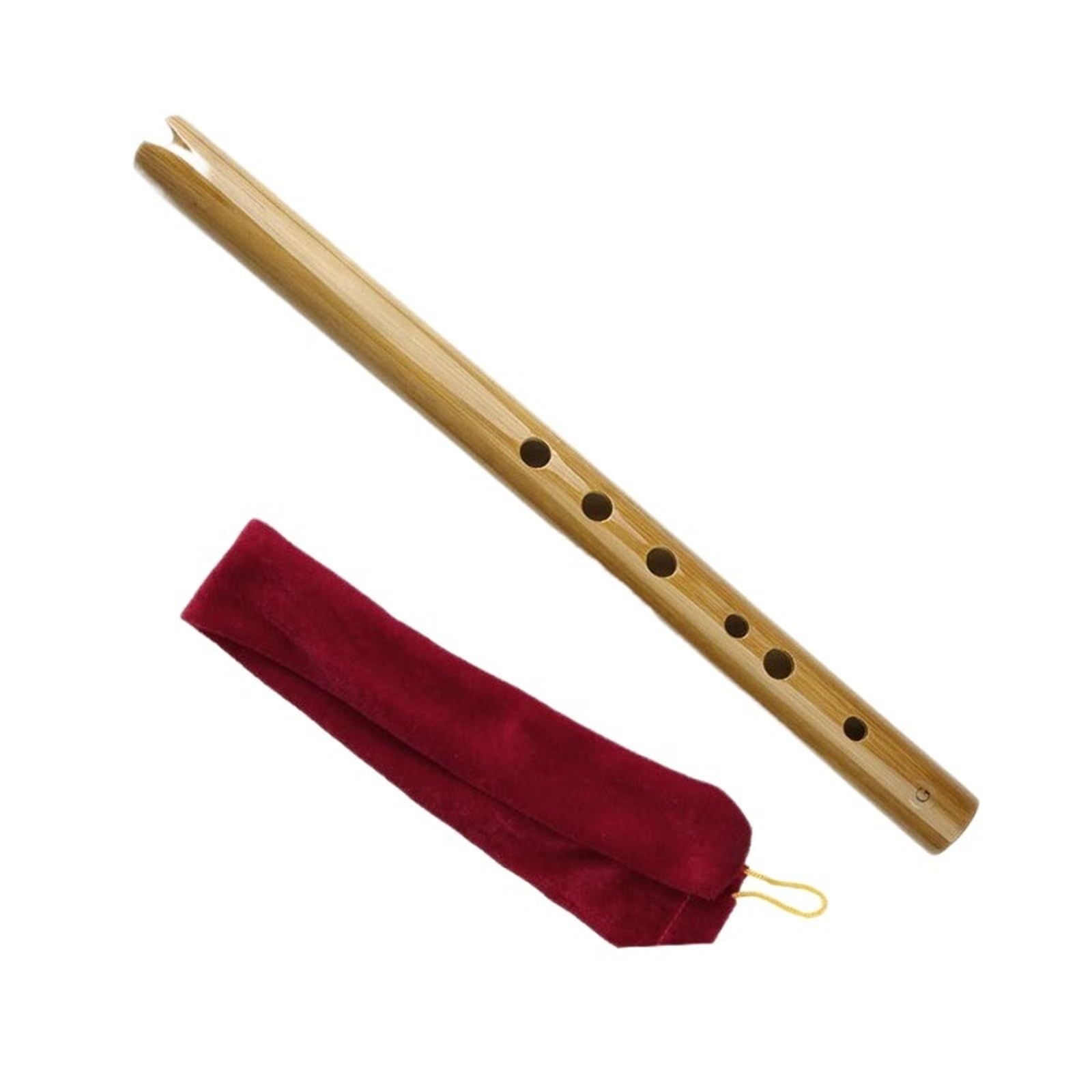 Flûte Bambou Flûte traversière en bambou professionnelle pour débutant 6 trous accordage en sol instrument de musique traditionnel chinois