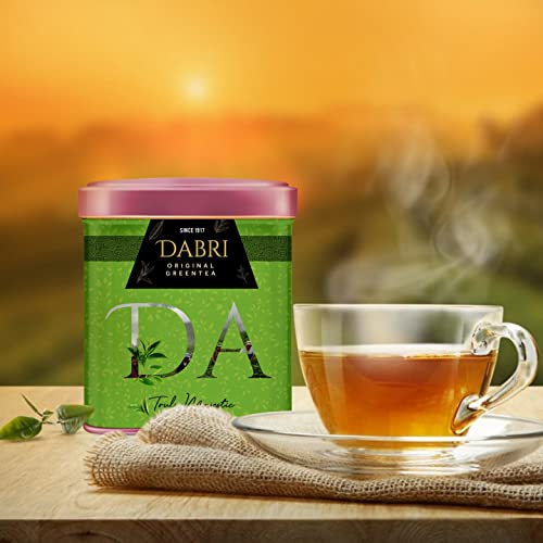 Image of Dabri Detox Green Tea 80gm Combo (Pack of 2 x 40gm Each Tin Box)|fresh Natural flavoured green tea for good health|Rich with Anti-Oxidants,Immunity Booster,Improves Metabolism & Used to Reduces Waist
