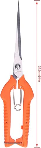 Miniatura 5 de Tijeras de podar de jardín, tijeras de podar de mano, tijeras de jardín de floristería, tijeras de mango largo para recolección de frutas para
