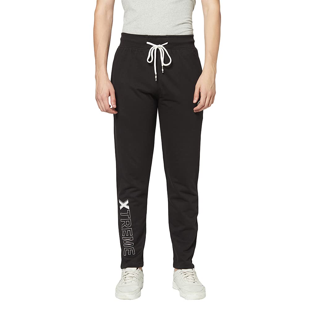 Men's Cotton Blend Regular Fit Pyjama -Black (Size L)-image-23