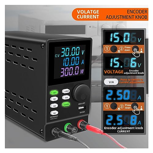 Alimentation de laboratoire CC 30V 10A stabilisée et programmable avec port USB de charge rapide - 8