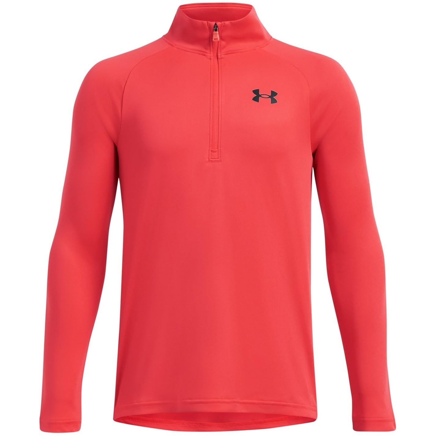 Under Armour Boys Racer Red Tech 2.0 Half Zip Top Junior 11-12 Years