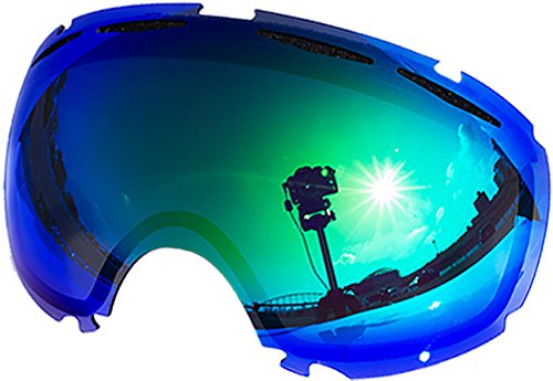ZERO TECH BASE オークリー ゴーグル スノーゴーグル 交換レンズ OAKLEY CANOPY キャノピー ZERO製 (GREEN MIRROR)