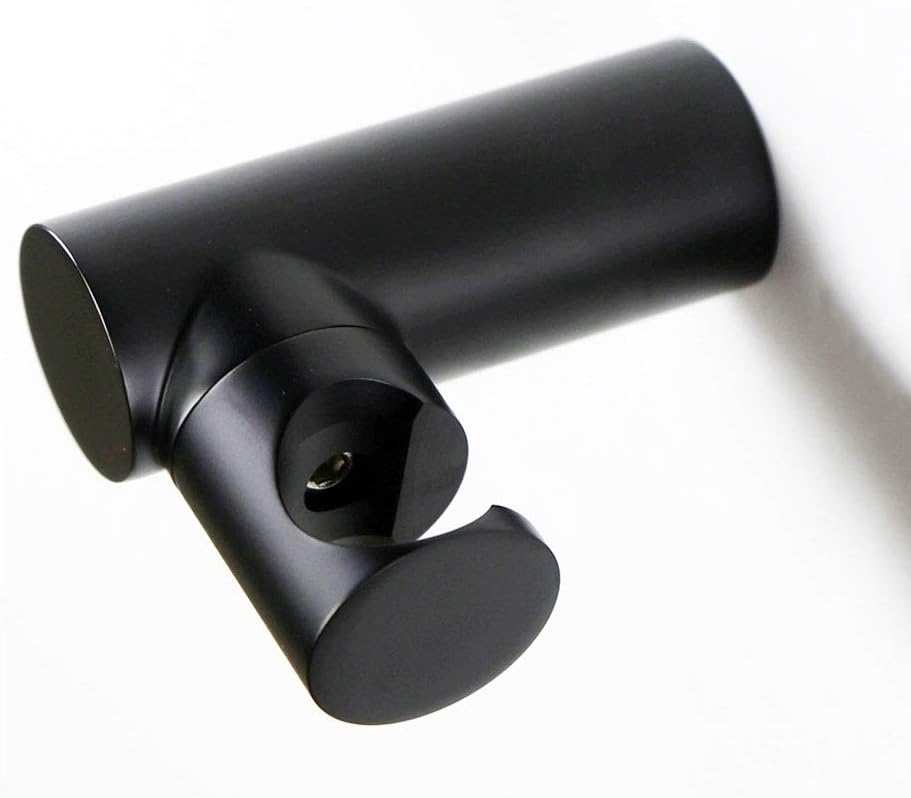 Bathroom Shower Bracket Brass Wall-Mounted Black Portable Holder Bath Accessories