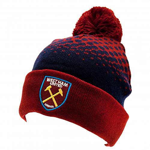 Cappello lavorato a maglia con pompon dal design dissolvente, taglia unica per adulti. Lo stemma ricamato viene fornito con un'etichetta regalo Prodotto con licenza ufficiale
