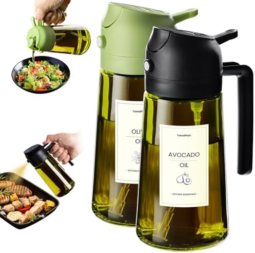 TrendPlain - Original 16oz/470ml Olive Oil Dispenser Bottle for K...