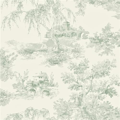 Papier peint toile vert Grandeco A69801
