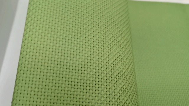 Image of 19 inch x 28 inch 14CT Counted Cotton Aida Cloth Cross Stitch Fabric (Forest Green md)