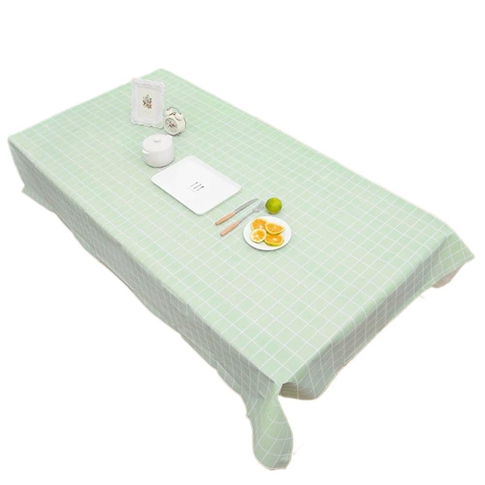 FOAAXSG Tablecloth Rectangle Wipe Clean Party Tablecloth 90x137cm, Black and White Checkered Print Table Cover for Events(Color2)