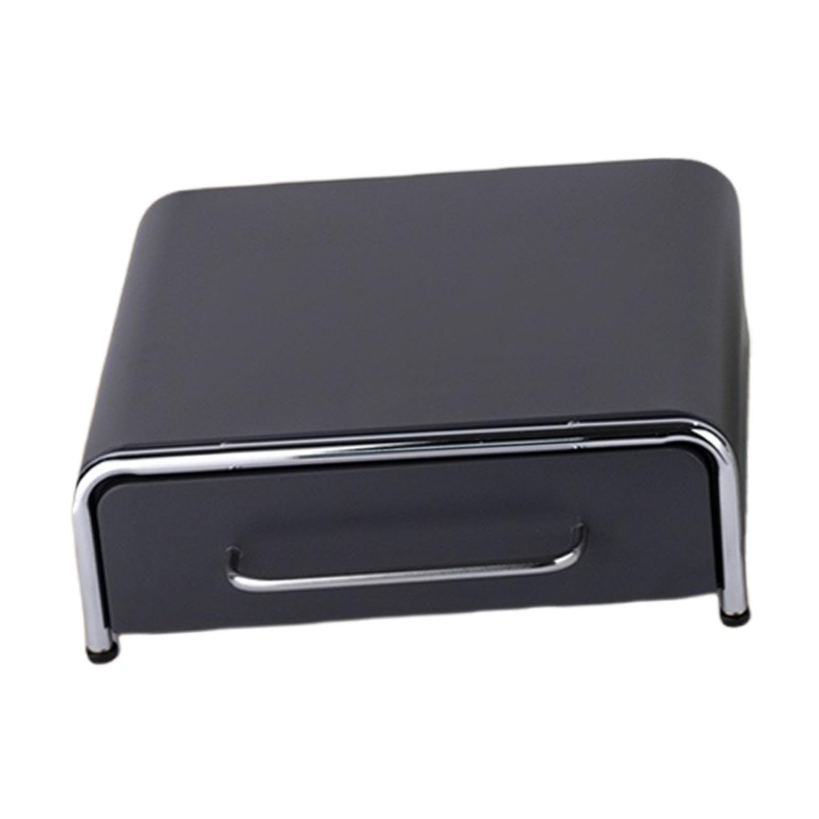 Uchwyt dozownika kapsułek do kawy, solidny metalowy organizer kuchenny do Nespresso i Gusto, biurko i blat, czarny, szary, 45 x 42 x 11 cm rozwiązanie do przechowywania kapsułek