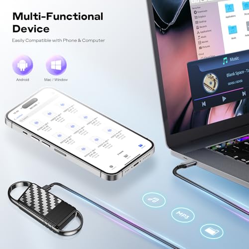 image for 64GB Digital Voice Recorder - Xelarvex Voice Activated Recorder AI-Int