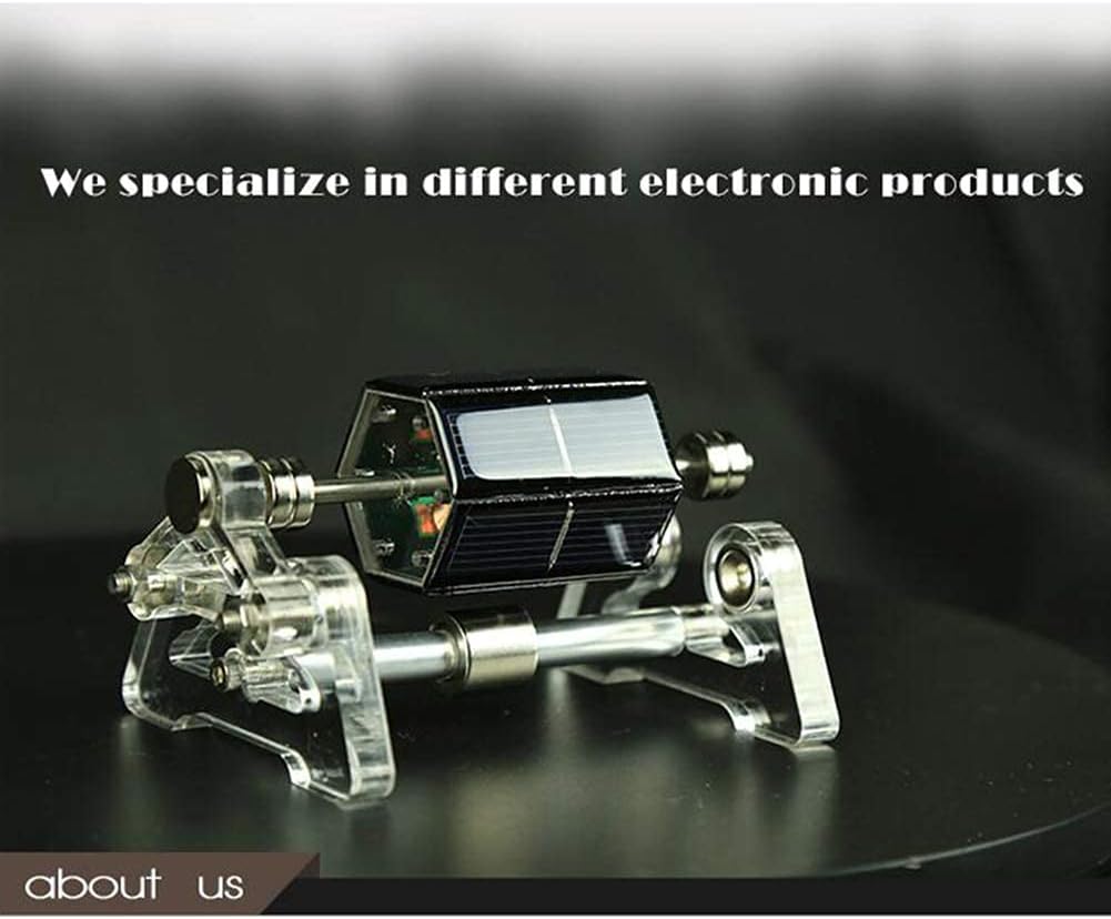 Solar Magnetic Levitation Motor Magnetic Levitation Spin Creative Decoration Gift Science Experiment
