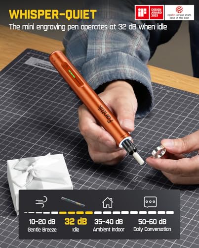 Image of Fanttik F2 Master Mini Cordless Rotary Tool Kit, NeoPulse Motor, 5 Speed, Revostor Hub, 35 Accessories, Engraving Pen, for 3D Printer Sanding, Polishing, Drilling, Carving, DIY Crafts