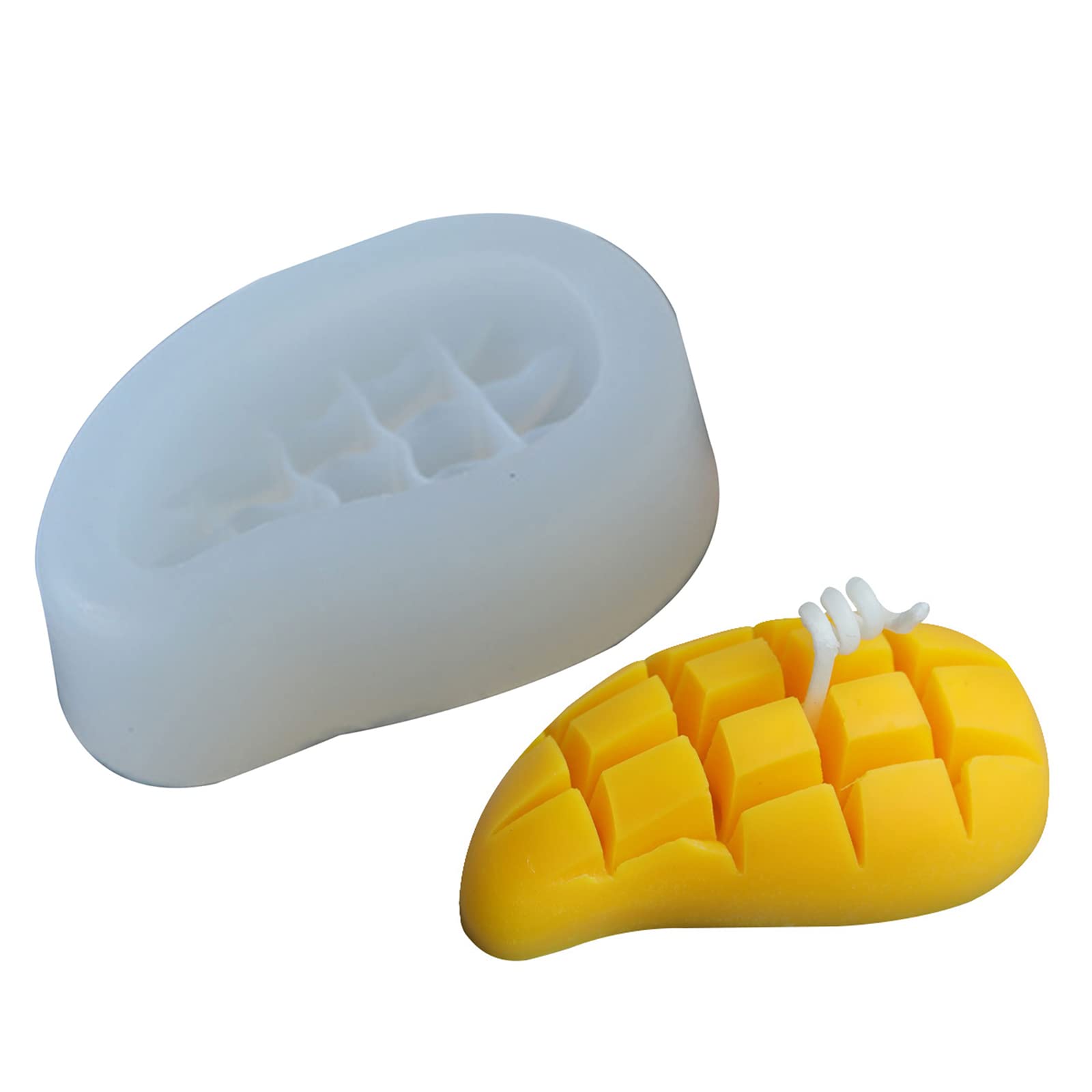LiRRvb Silicone Fondant Molds Exquisite Mango-Shape Resin Cake Decorating Tools for Kitchen Molds for Cake Decorating
