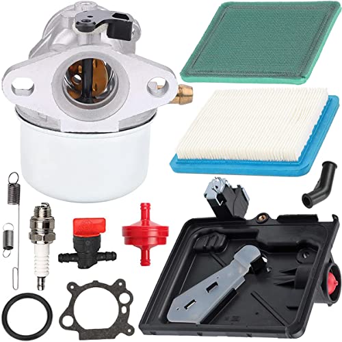 Carburateur pour Briggs & Stratton 498170 799868 et moteur 4 temps avec filtre