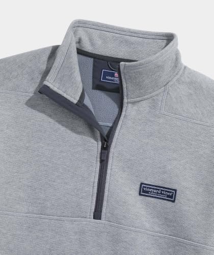 Image of vineyard vines Men's Mountain Sweater Fleece Quarter-zip