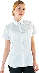 Camisa Feminina Social para Secretária Manga Curta Premium