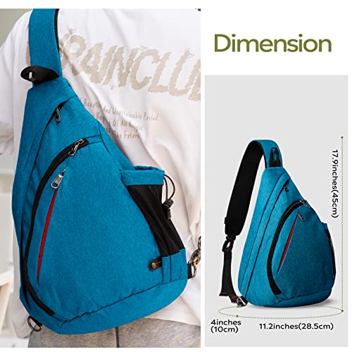 Buy OutdoorMaster Sling Bag Crossbody Backpack for Women & Men (Azure