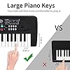 What are the Best Digital Piano for Kids? 17 37 Key Upgrade Piano Keyboard for Kids Musical Toys Ages 3-5 Beginners Keyboard Piano with Microphone for 3 4 5 6 Year Old Boys Girls Gifts #1