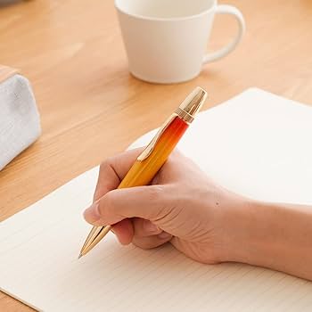 木軸ペン　ラッカー仕上げ　楽器　ギター　栃　極上杢 栃縮杢 / 2つの内部機構を持つ新感覚の木軸ペン SINPEN / MP&BP