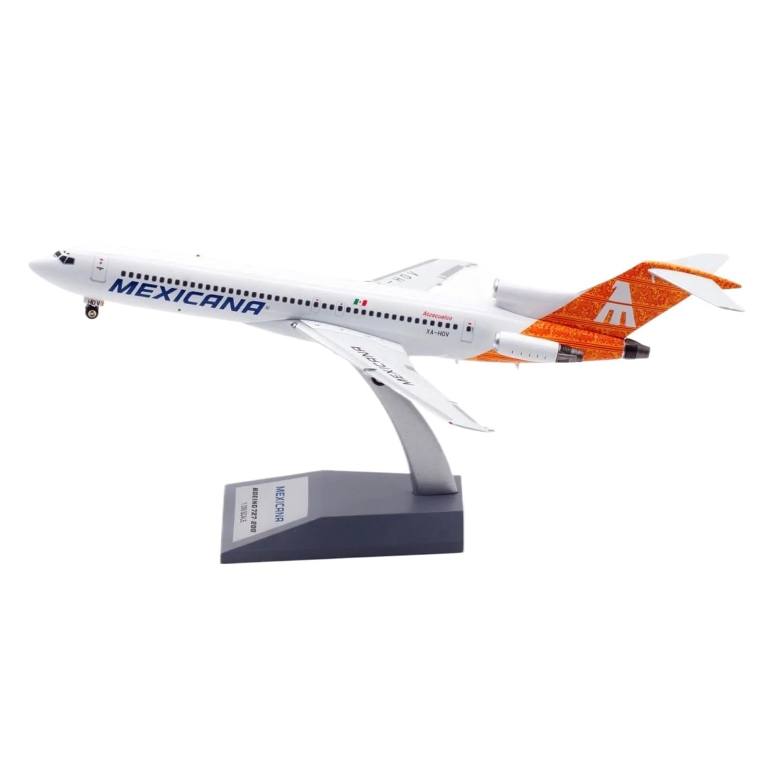 Model samolotu metalowy Model samolotu 1:200 dla Mexicana Airlines B727-200 odlewany model samolotu odrzutowiec Model samolotu skala Model samolotu