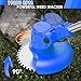 Electric Weed Wacker with Wheels, String Trimmer with 2 x 24V Batteries and Charger,Cordless Weed Eater, Grass Trimmer/Edger Lawn Tool/Brush Cutter with Adjustable Length for Yard Lawns