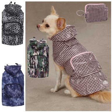 Casual Canine Chaqueta de día lluvioso, pequeño/mediano, rosa