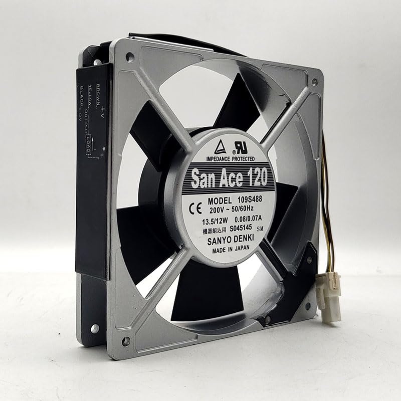 for SANYO 109S488 200V 0.07/0.08A 12025 12CM Aluminum Frame Inverter Fan