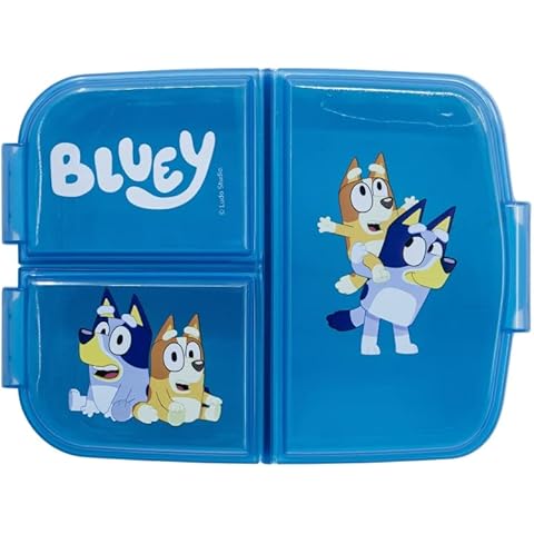 ILS I LOVE SHOPPING BLUEY | Porta merienda escolar con 3 compartimentos Cover