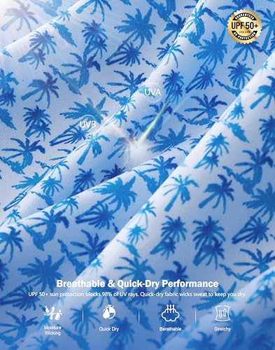 Image of Men's Golf Polo Shirts Dry Fit Performance Moisture Wicking Casual Print Golf Shirts for Men Breathable