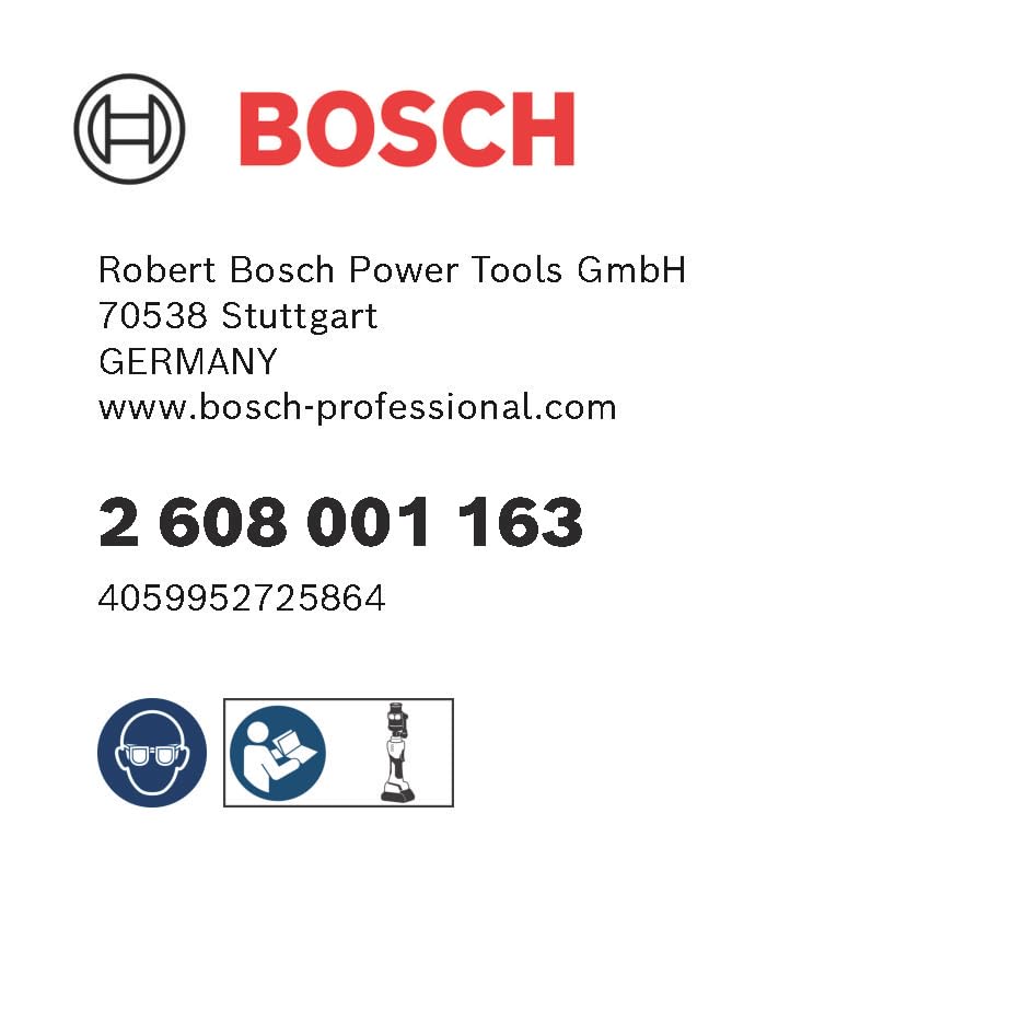 Matrice de découpe Bosch PRO acier inoxydable 67 x 45 mm