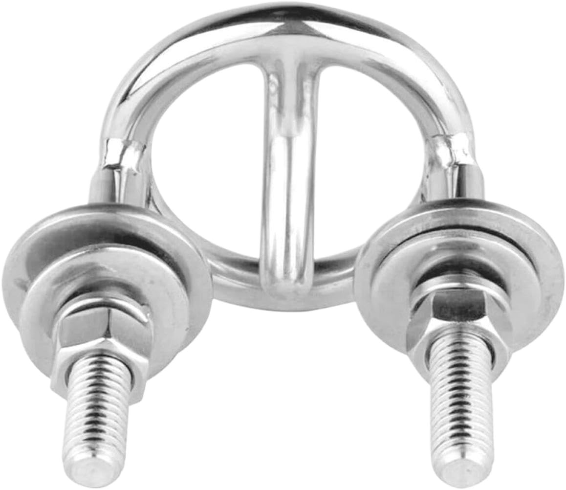 Gancio da Rimorchio per Sci Nautico in Acciaio Inossidabile con Anello da 2-1/2 Pollici Compatibile con ISURE Marine
