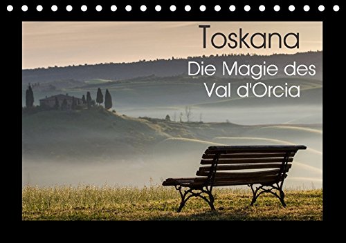 Toskana - Die Magie des Val d'Orcia (Tischkalender 2017 DIN A5 quer): Das Val d'Orcia ist Toskana wirkt wie aus dem Bilderbuch und wurde 2004 zum ... erklärt (Monatskalender, 14 Seiten )
