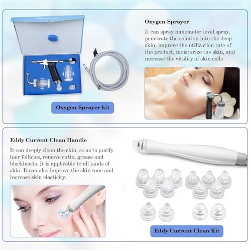 4-in-1 Hydro-Peeling – Inotophorese-Elektroporations-Gesichtspeeling-Werkzeug zur Entfernung von Mitessern und zur Hautreinigung