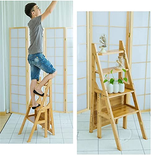 Taburete con peldaños plegable que soluciona la falta de espacio en casa 3