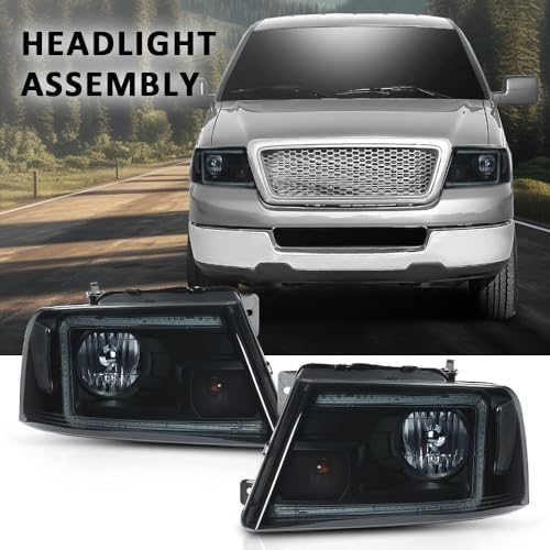 Image of G-PLUS LED DRL Headlights Fit 2004-2008 Ford F150