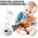 2 Stück Diktiergerät für Stofftiere, 60 Sekunden Aufnahme Soundmodul für Teddybär, Soundmodul Bespielbar, Diktiergerät Spielzeug für Personalisierte Aufnahme, DIY-Geschenke