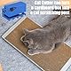 lasuroa Kartonschneider für Katzenkratzbäume, Handgeführtes Kartonschneidewerkzeug mit Eingebauter Klinge Tragbarer DIY-Schneider für Katzenkratzbäume und Bastelarbeiten (Dunkelblau)