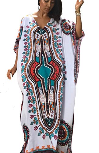 Wander Agio Womens Conservative Bikini Cover Up Beach Kimono Coverups Robe Pringting Covers 1 Color Brown