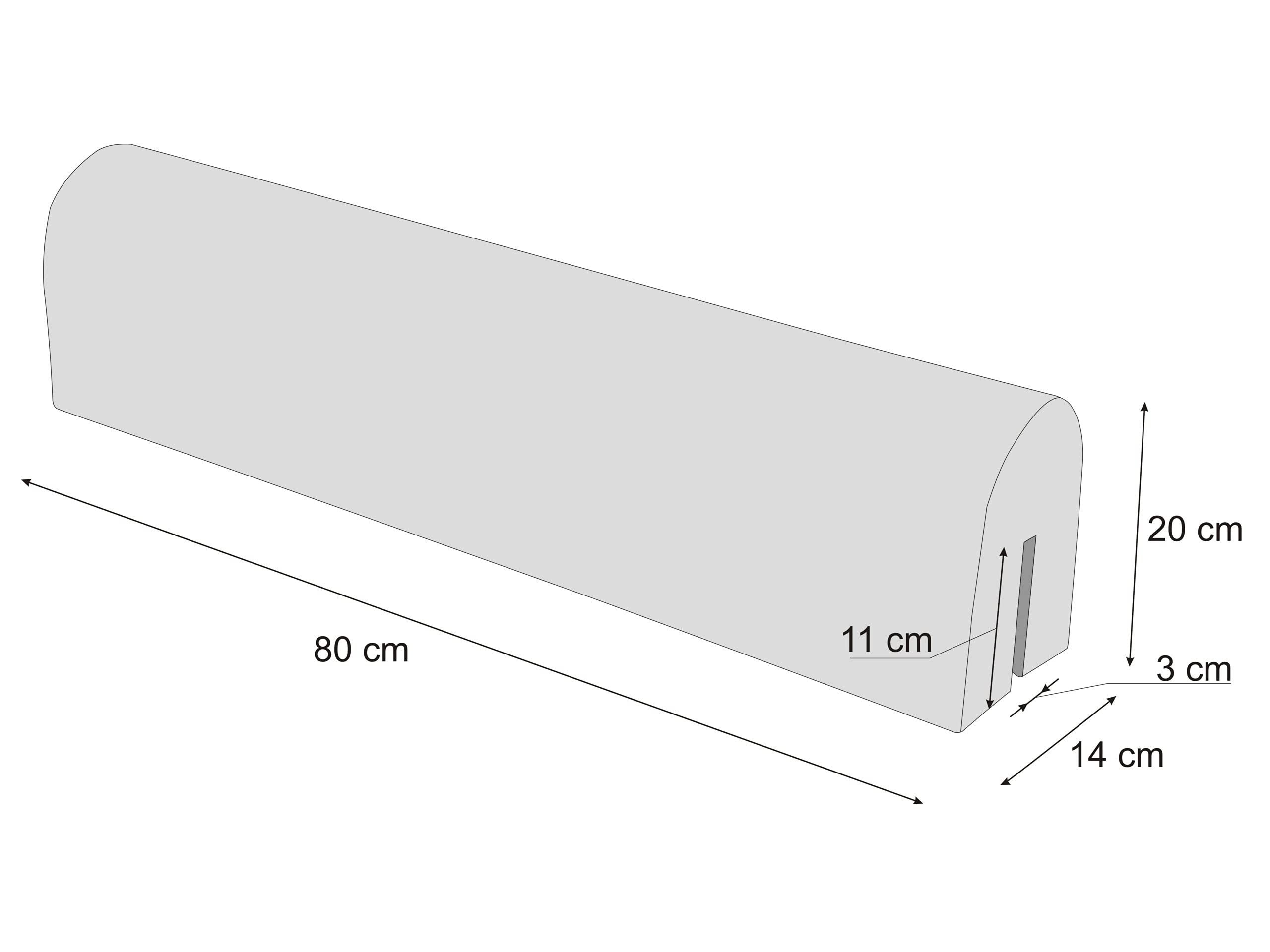 Paraspigoli per lettino e lettino, copertura per letto alto, cuscino per paracolpi e paraspigoli, lunghezza 80 cm, colore: Roz