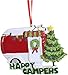 Kurt Adler Happy Campers Caravan Christmas Ornament, Red