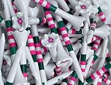 TRUESTRIKE Premium USA Golf Tees – 3¼' or 2¾' Durable Plastic Performance Tees (100 Pack) – Made in USA – Bulk Value Pack - Magnolia Lange 3 1/4