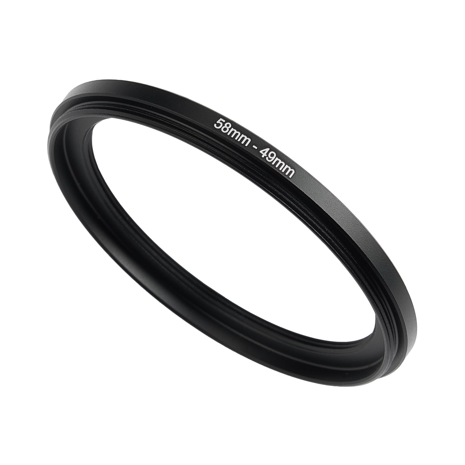 58mm to 49mm Step-Down Ring Filter Adapter,for All Brands UV ND CPL, Metal Ring Step-Down Rings Adapter Filter (58mm-49mm)
