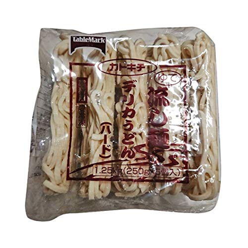 【冷凍】テーブルマーク 流し麺 デリカうどん (ハード) 250g×5食入 業務用 冷凍麺 うどん 5人前