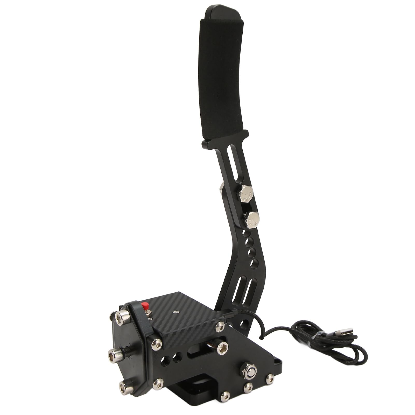 Yinhing Freno de mano USB profesional con sensor Hall, compatible con iRacing y Horizon, diseño CNC en aluminio, respuesta progresiva y conexión plug-and-play para PC y consolas Serie S/X